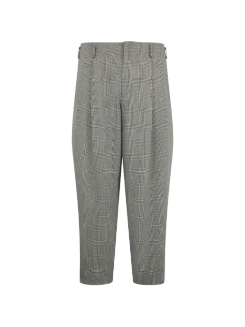 Comme des Garçons Homme Plus pantalones con cuadros estampados
