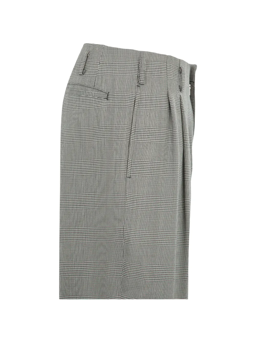 Comme des Garçons Homme Plus check trousers Zwart