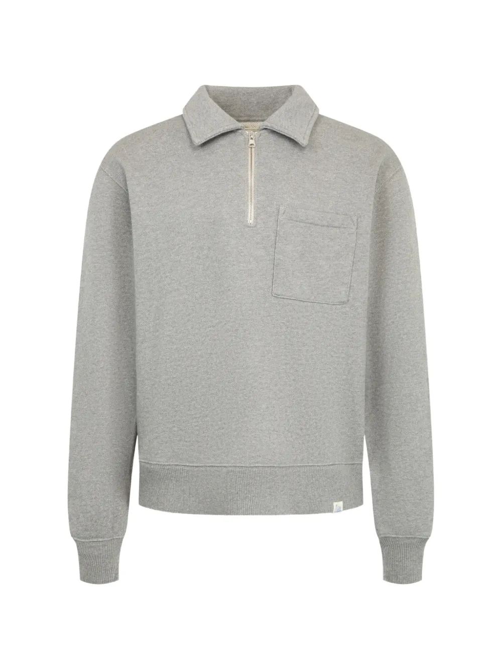 Merz B. Schwanen quarter-zip polo shirt - Grigio