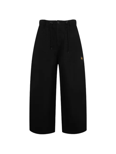 Needles H.D. curved-leg trousers