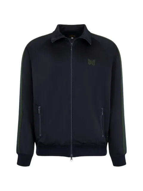 Needles side-stripe zip-up sweatshirt