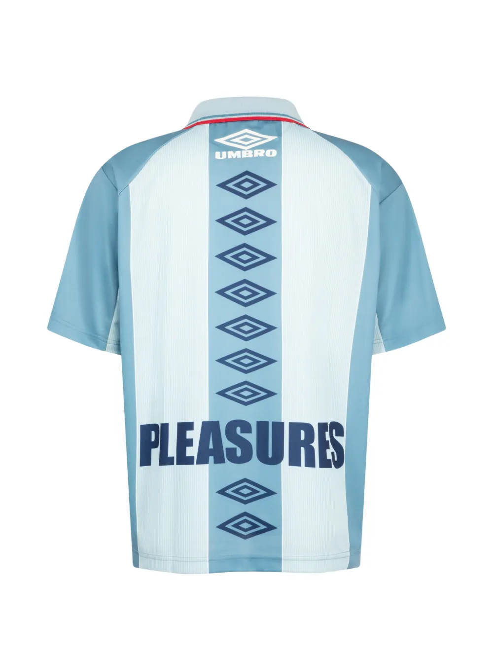 Pleasures Two Cats striped T-shirt Blauw