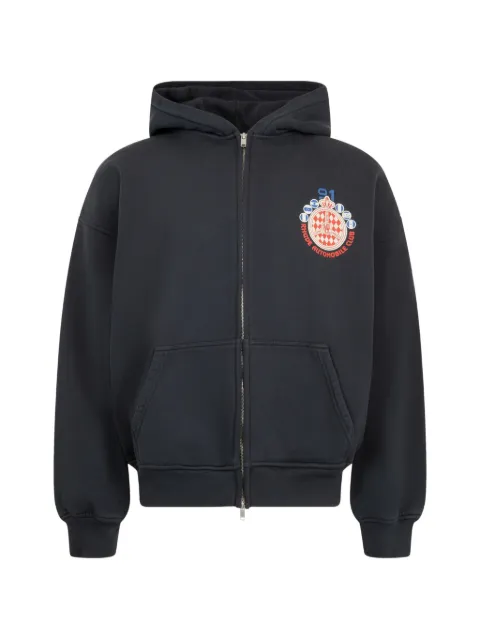 RHUDE Automobile Club logo-print hoodie