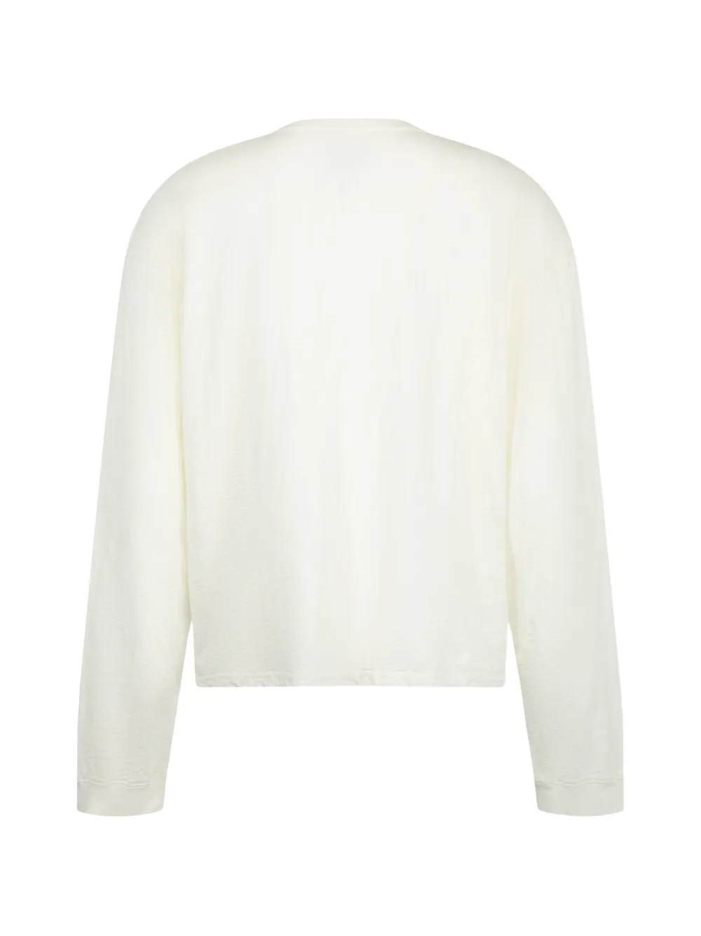 RHUDE Helmethead Rallye ls slub tee Wit