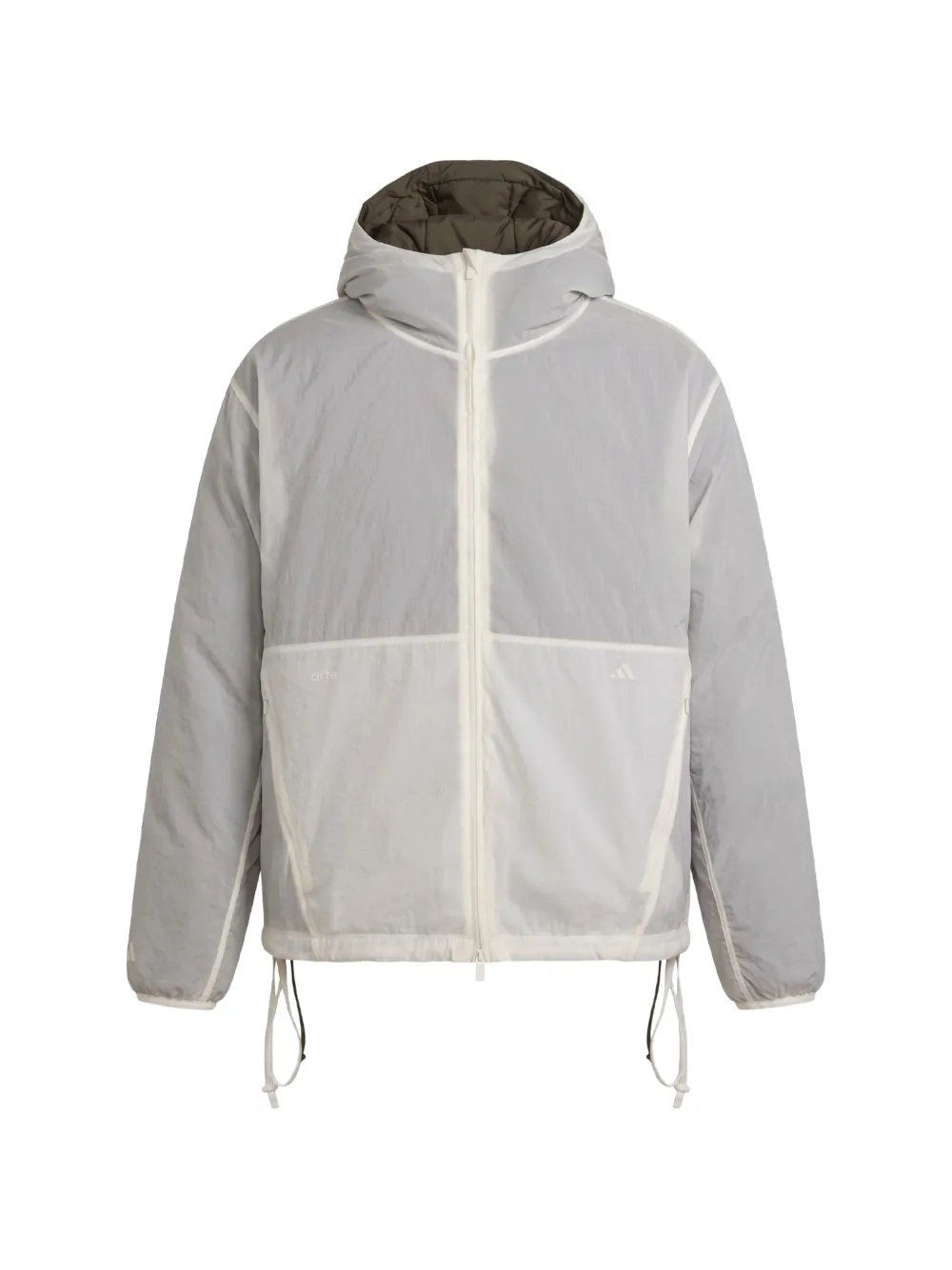 Arte Antwerp reversible hooded puffer jacket - Grey