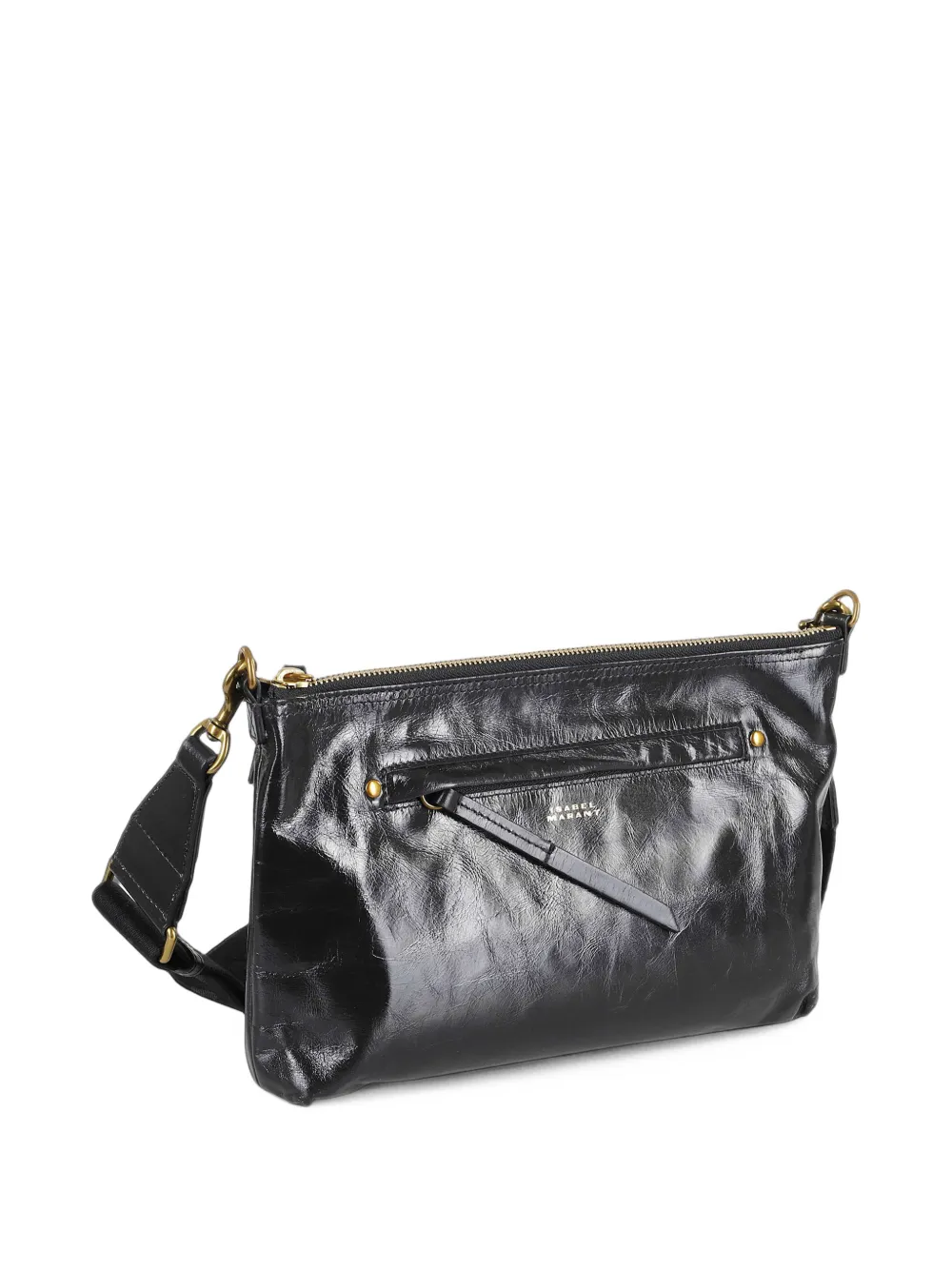 ISABEL MARANT Nessah bag in leather Zwart