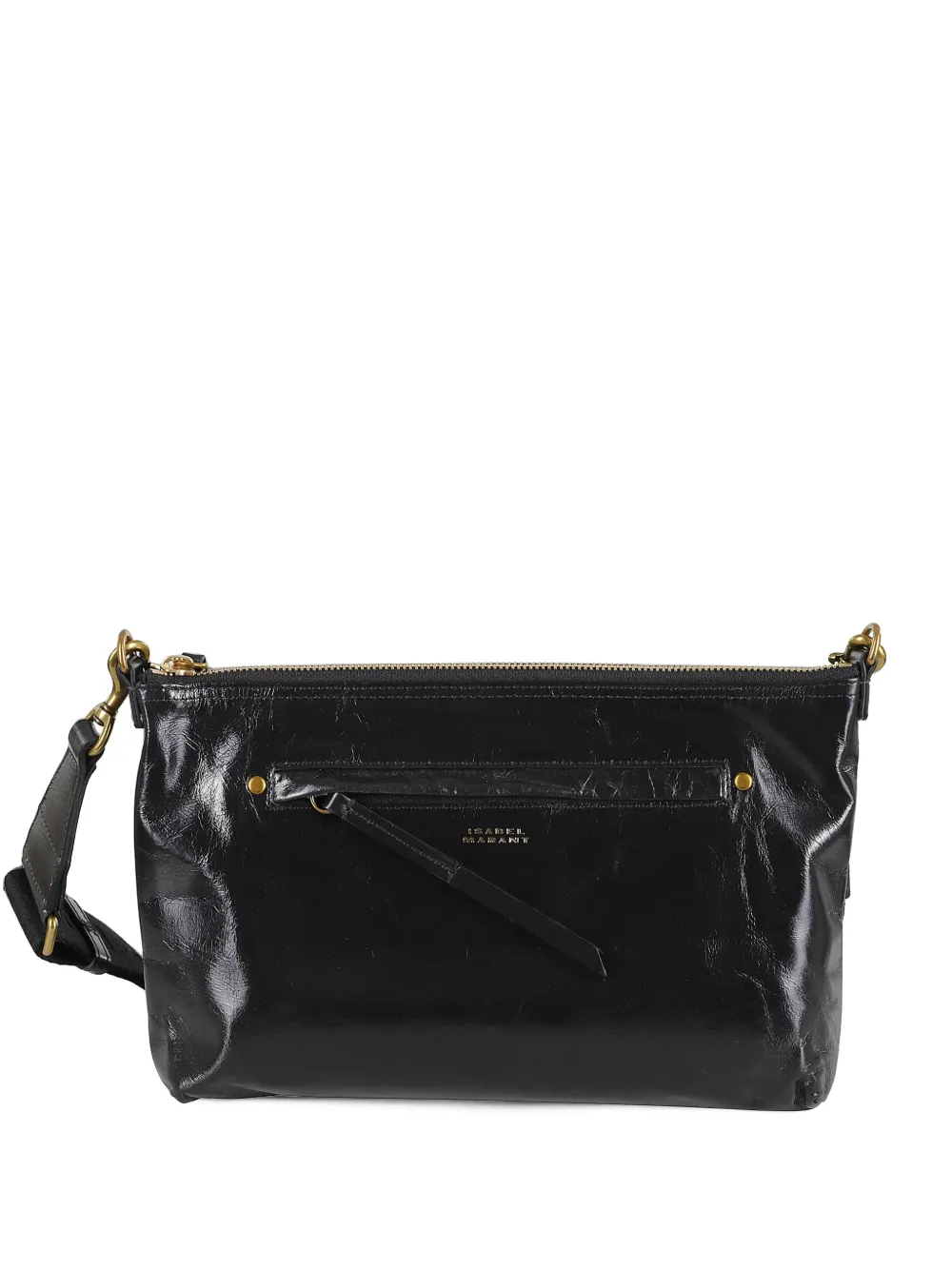 ISABEL MARANT Nessah bag in leather - Nero