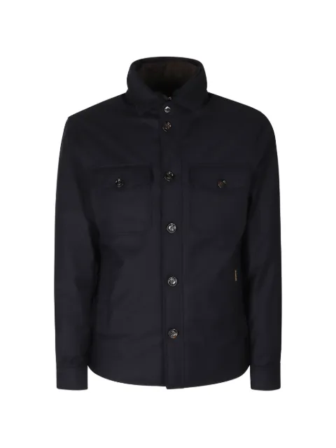 Moorer button-up pocket-detail jacket