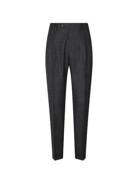 Berwich Barber Long check-pattern trousers