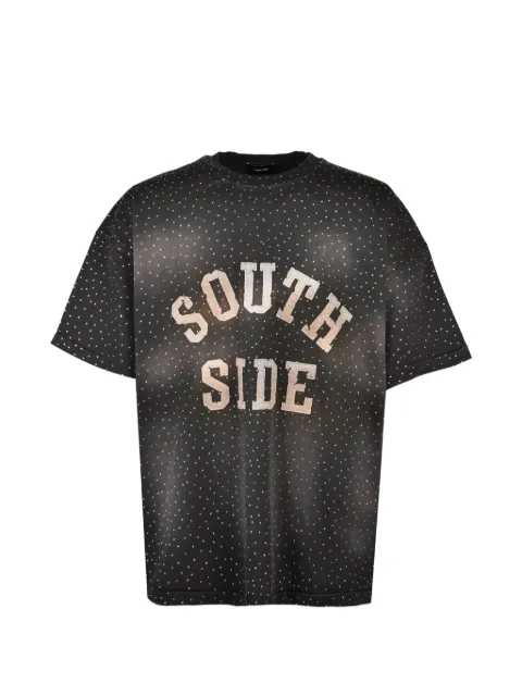 BREATH rhinestone-embellished faded T-shirt