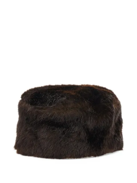 STAND STUDIO faux-fur hat