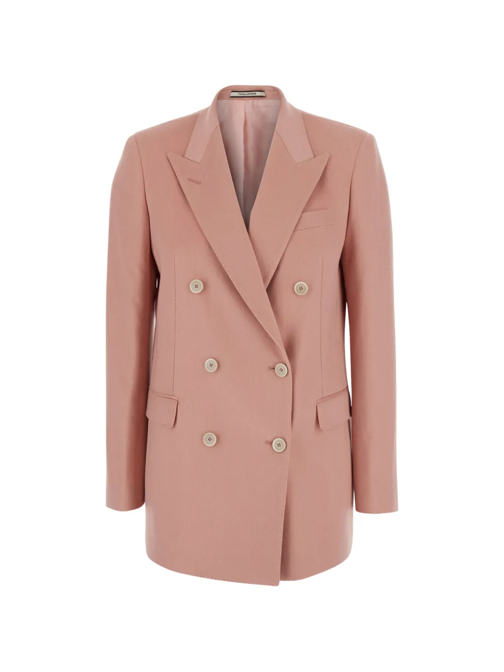 Tagliatore Jasmine double-breasted cashmere jacket - Rosa