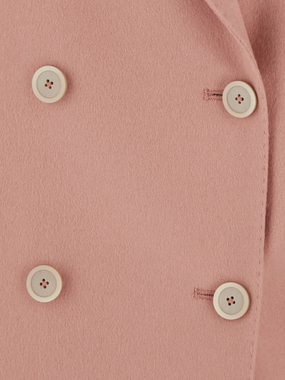 Tagliatore Jasmine double-breasted cashmere jacket Roze