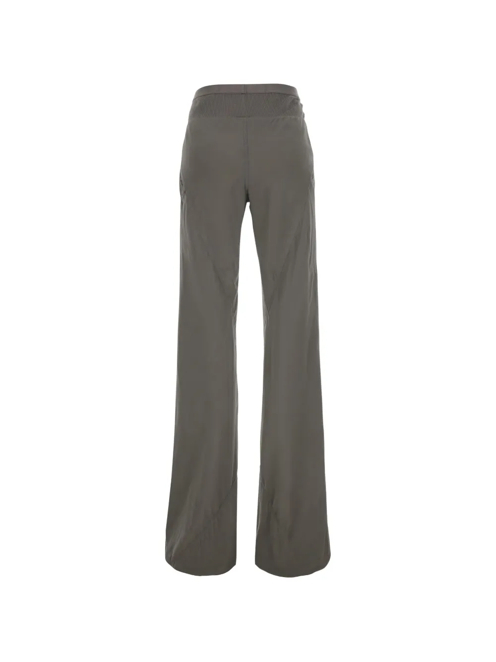 Rick Owens ribbed-waistband panelled trousers Grijs