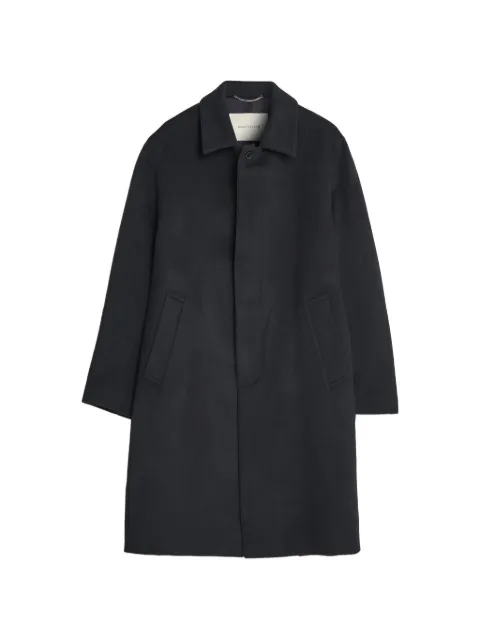 Mackintosh Dunkled concealed-fastening coat