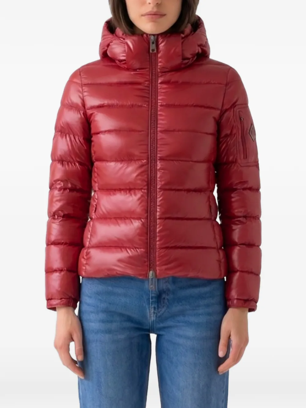 Herno quilted hooded jacket - Rot