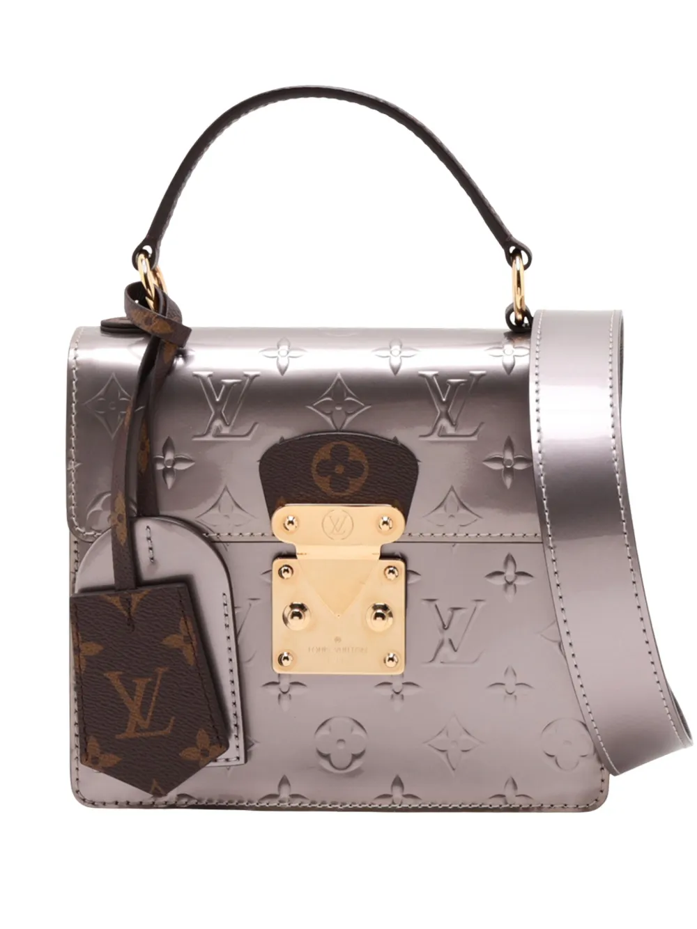 Louis Vuitton Pre-Owned 2020 Monogram Vernis Spring Street satchel - Braun