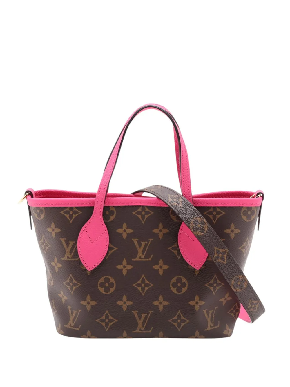 Louis Vuitton Pre-Owned 2021-2026 Monogram Neverfull Bandouliere Inside Out BB tote bag - Braun