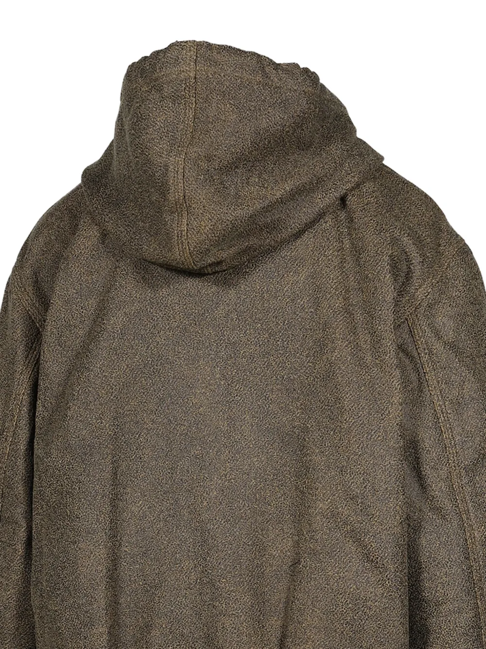 R13 shearling-pocket zip-up hoodie Bruin