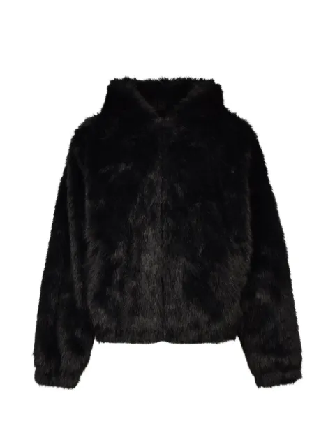 BREATH faux-fur hooded jacket