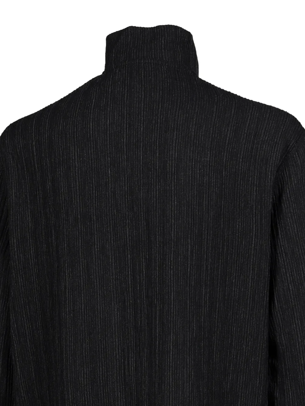 OUR LEGACY shrunken fullzip obsidian-depth Woolcose Ridge cardigan Zwart