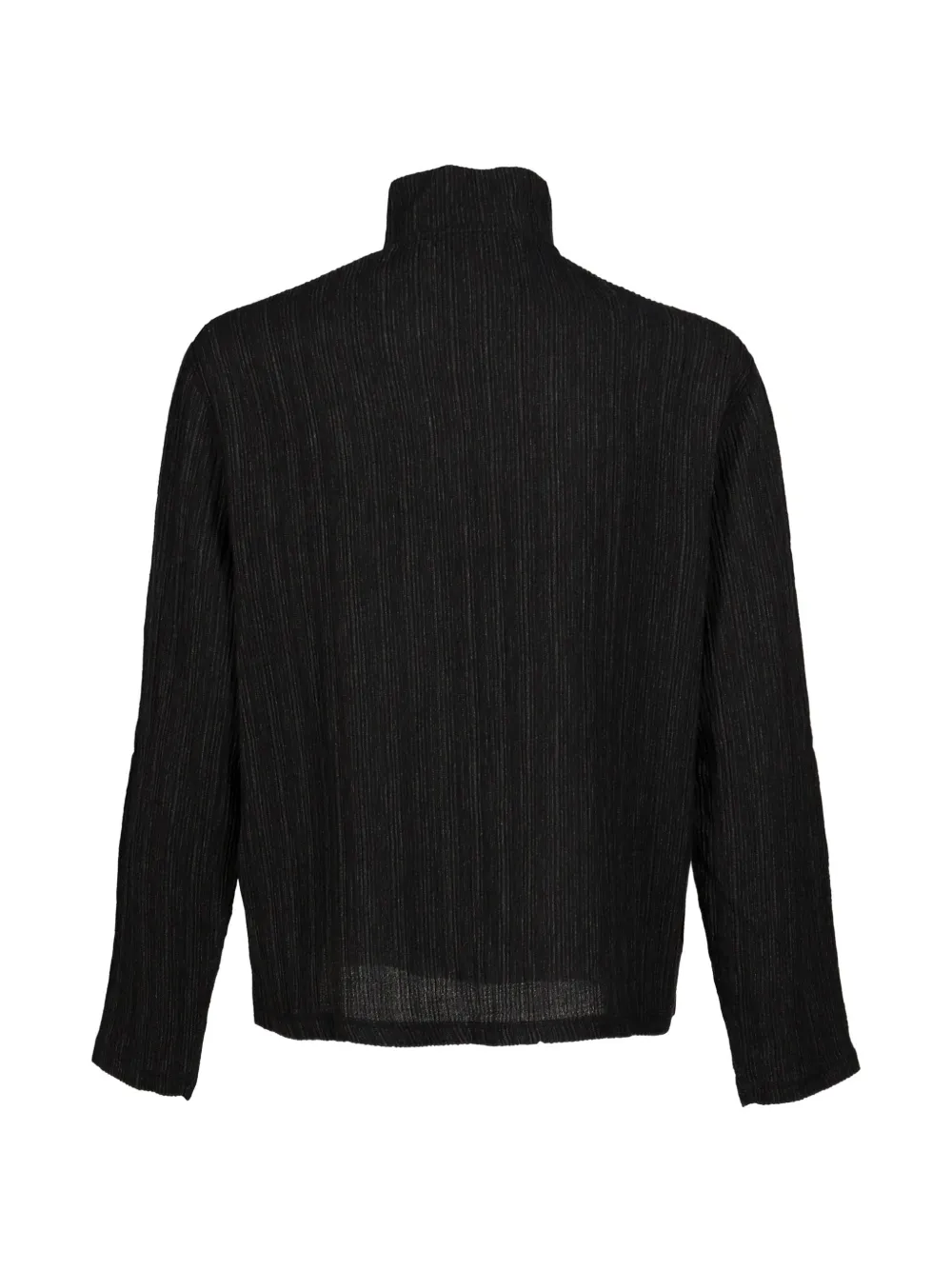 OUR LEGACY shrunken fullzip obsidian-depth Woolcose Ridge cardigan Zwart