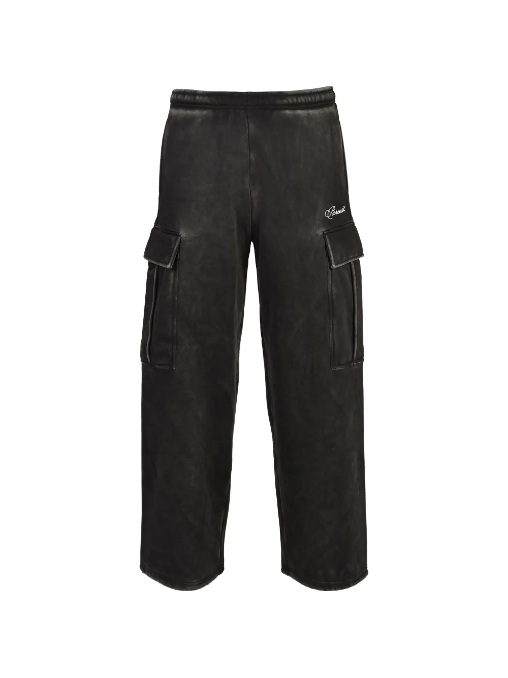 BREATH fade-effect cargo pants - Nero