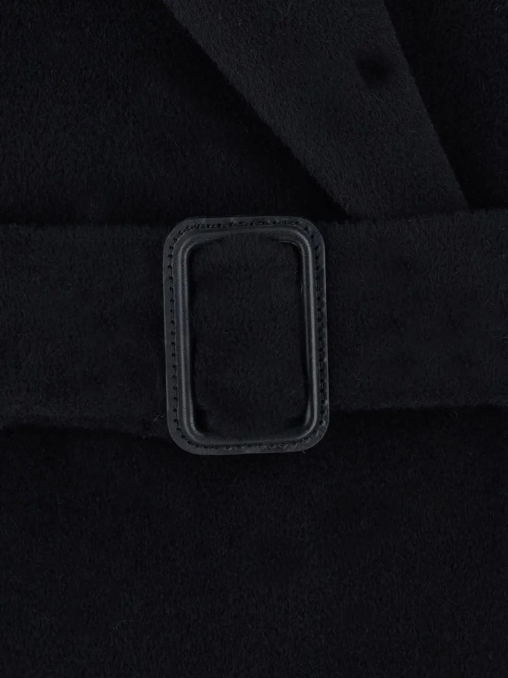 Tagliatore belted double-breasted coat Zwart