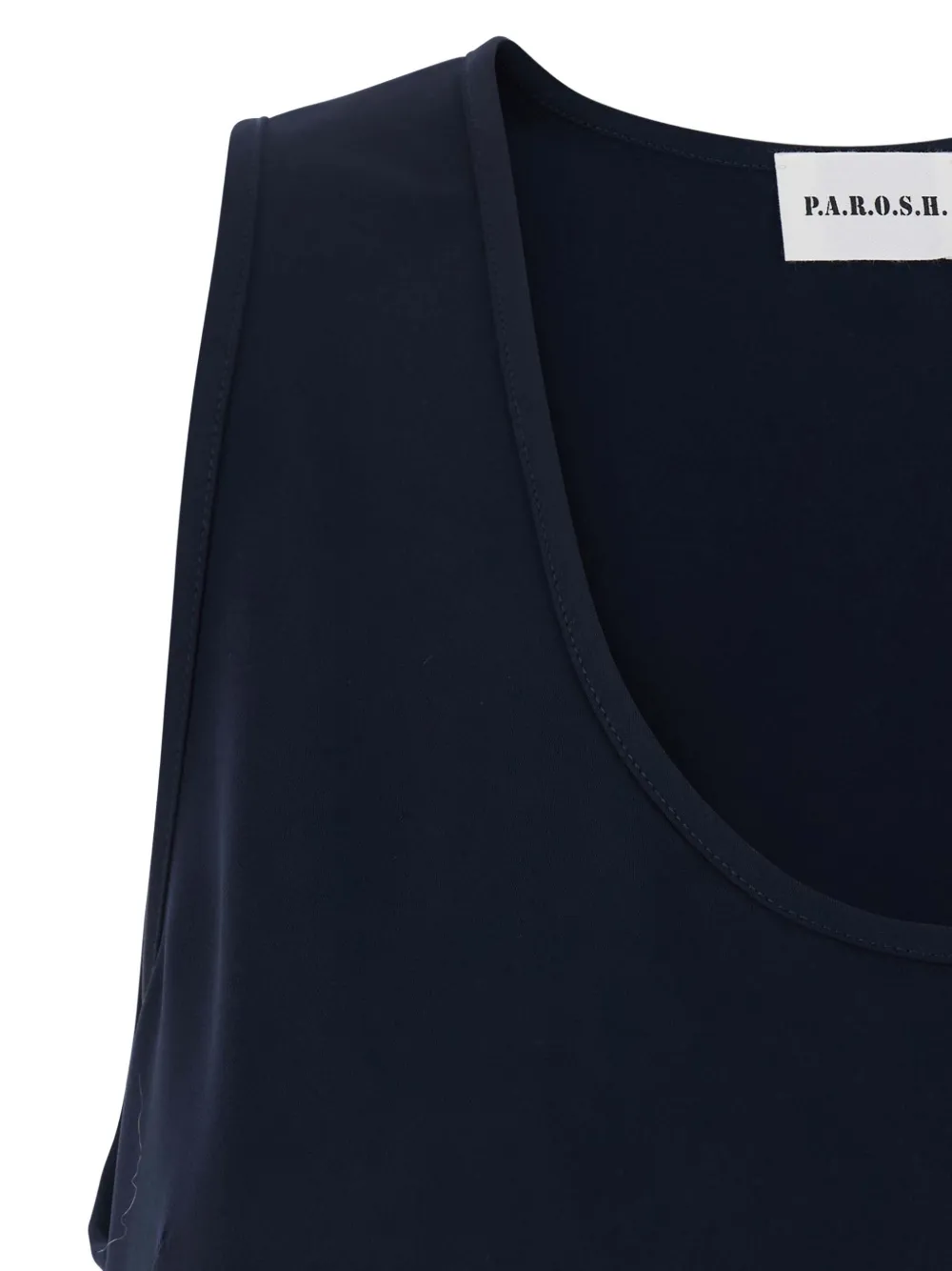 P.A.R.O.S.H. scoop-neck tank top Blauw