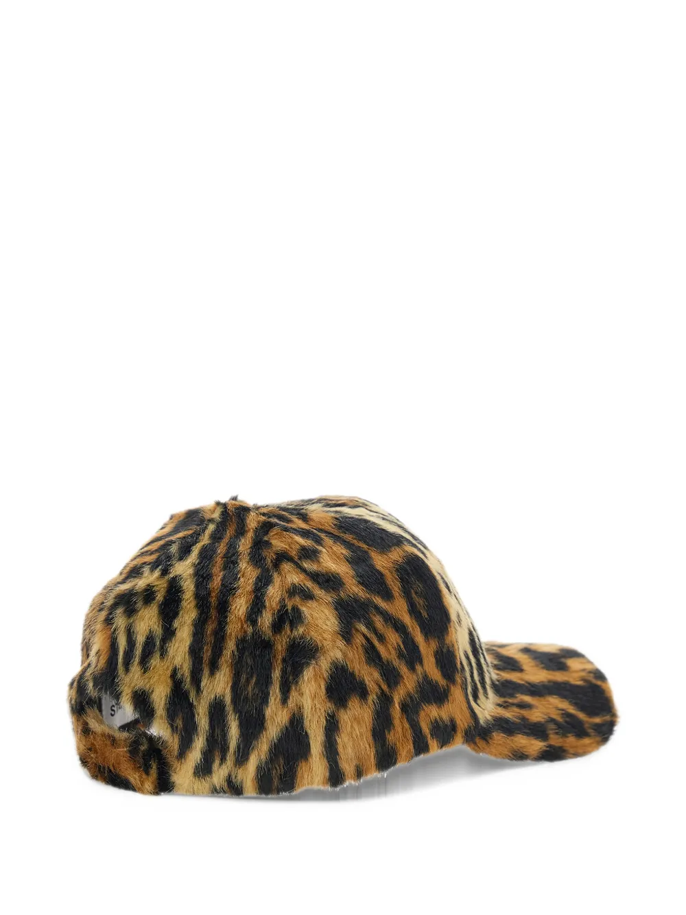 STAND STUDIO Cyrene leopard-print faux-fur cap Bruin