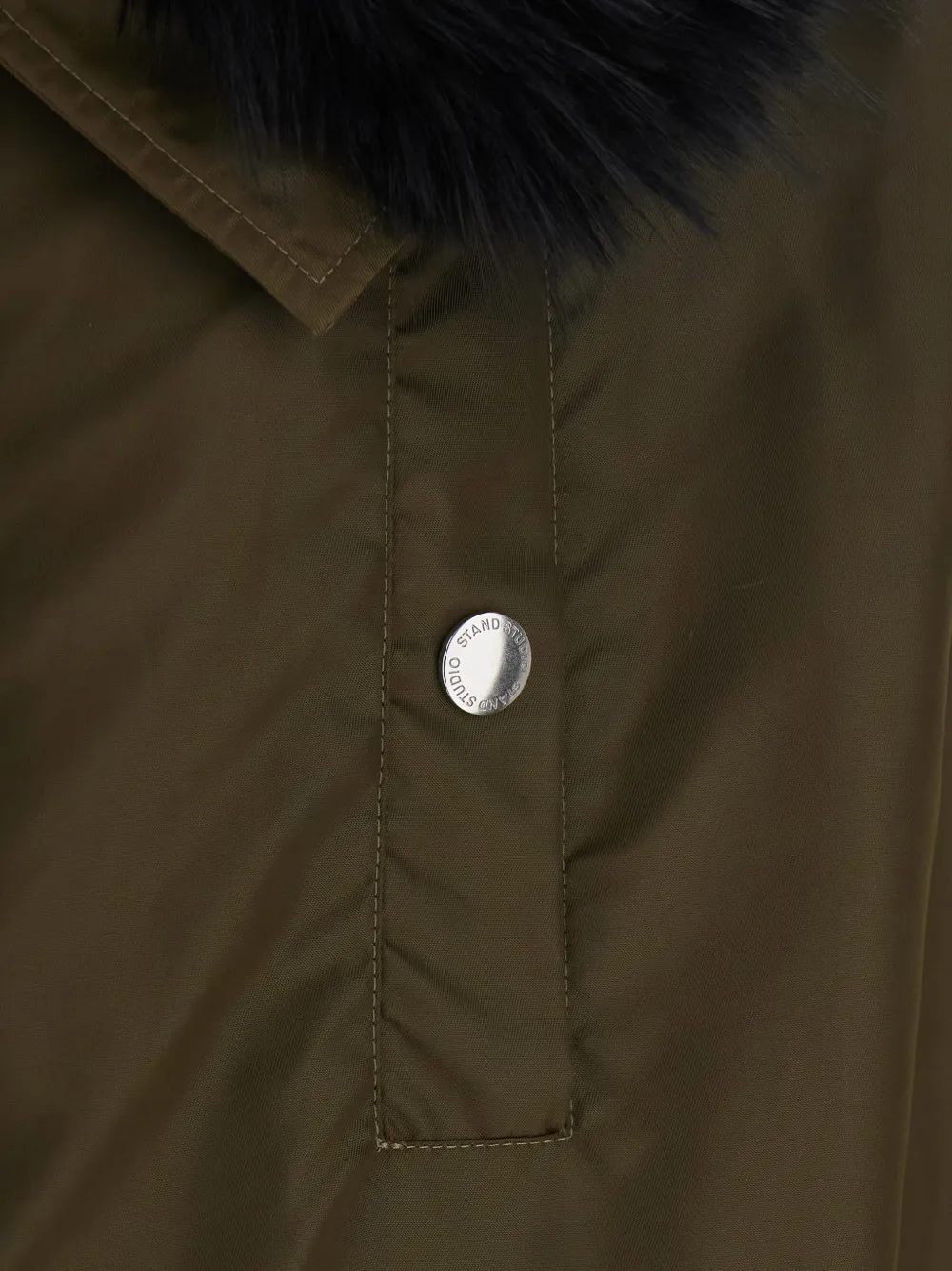 STAND STUDIO Frankie oversized coat Groen