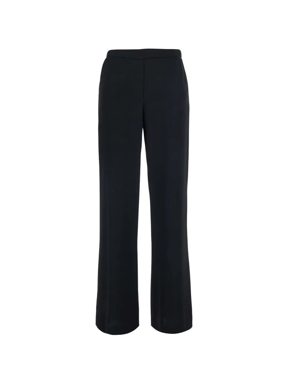 P.A.R.O.S.H. elasticated-waistband straight-leg trousers Zwart
