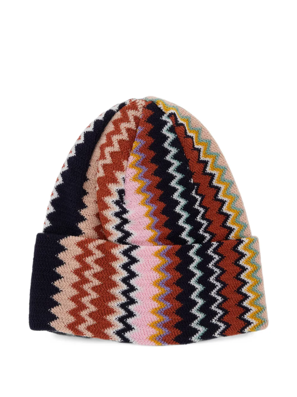 Missoni zigzag beanie hat - Schwarz