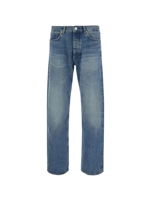 Sunflower logo-patch five-pocket jeans