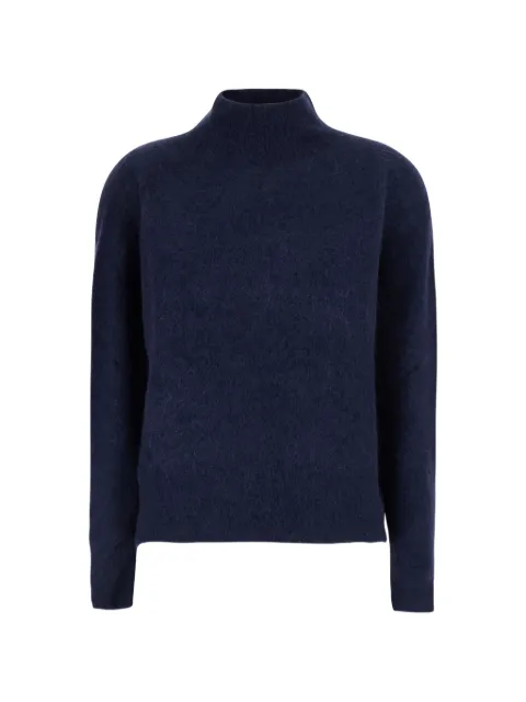 Merci brushed-knit high-neck sweater