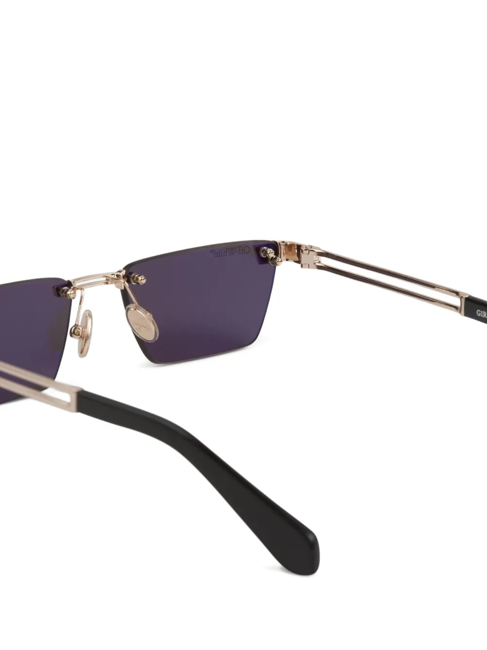 Off-White Eyewear Cassius rectangle-frame sunglasses Goud