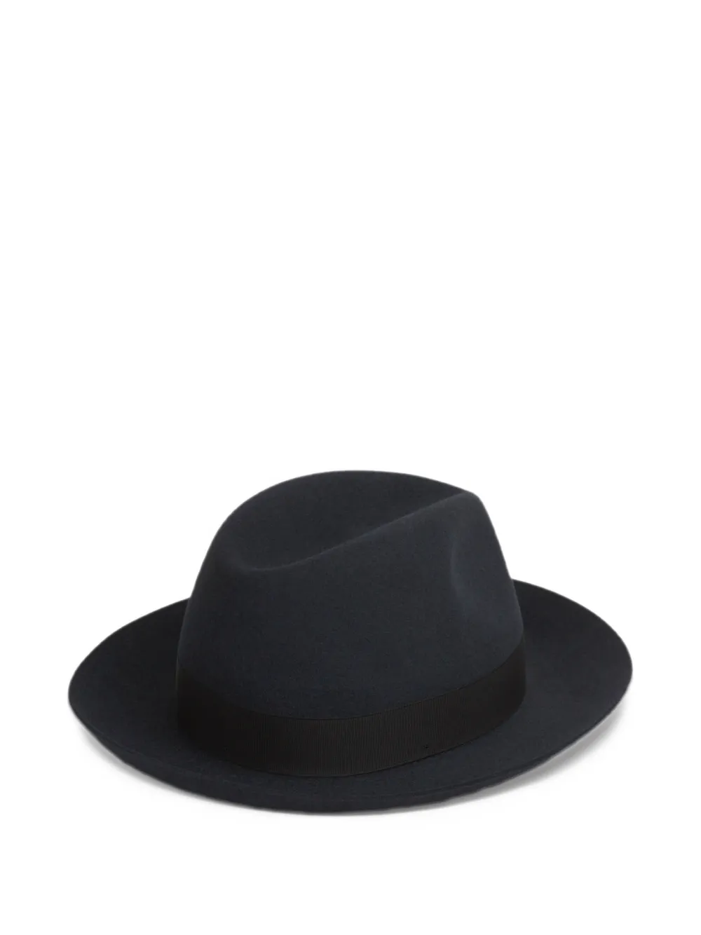 Borsalino Federico Alessandria ribbon-trim hat Blauw