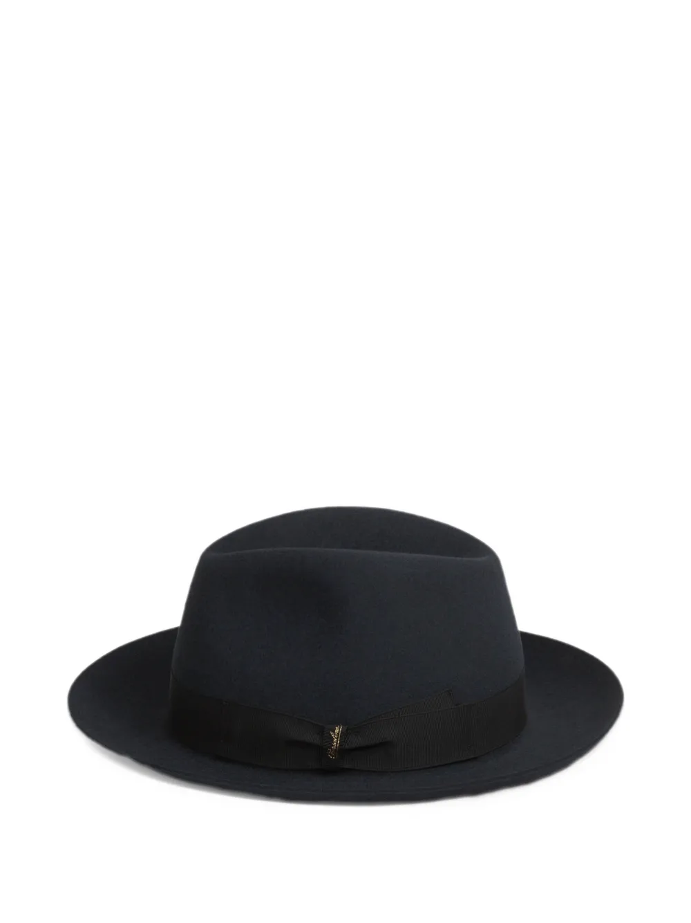 Borsalino Federico Alessandria ribbon-trim hat Blauw