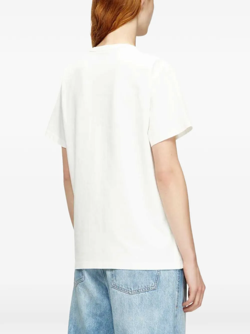 Diesel crew-neck short-sleeve T-shirt Zwart