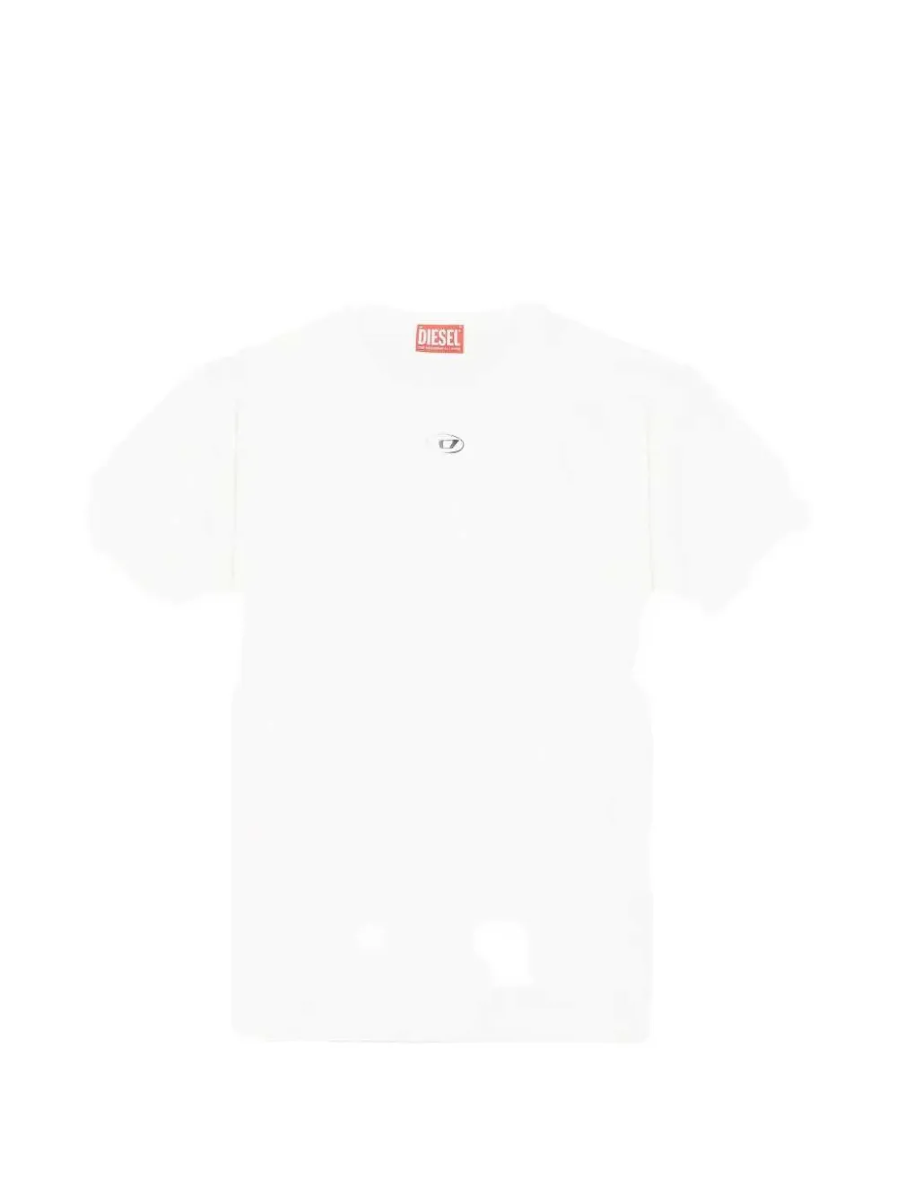 Diesel crew-neck short-sleeve T-shirt Zwart