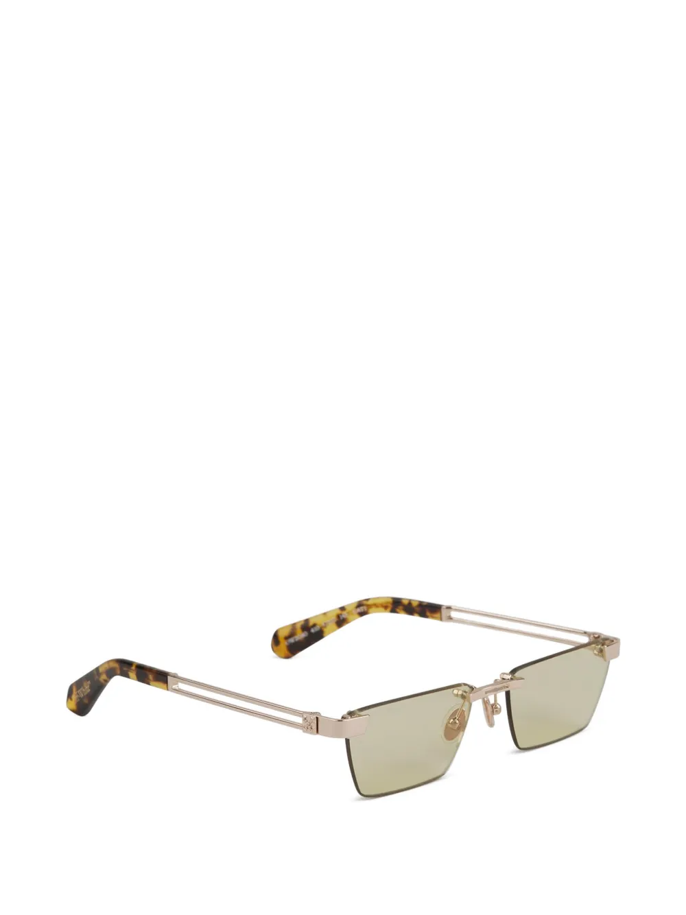 Off-White Eyewear Cassius rectangle-frame sunglasses Goud