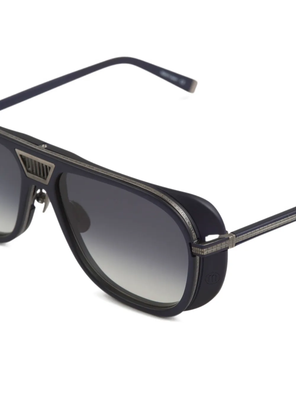 Matsuda pilot-frame sunglasses Blauw