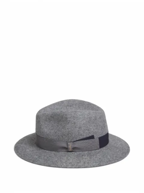 Borsalino Country grosgrain-trim fedora hat