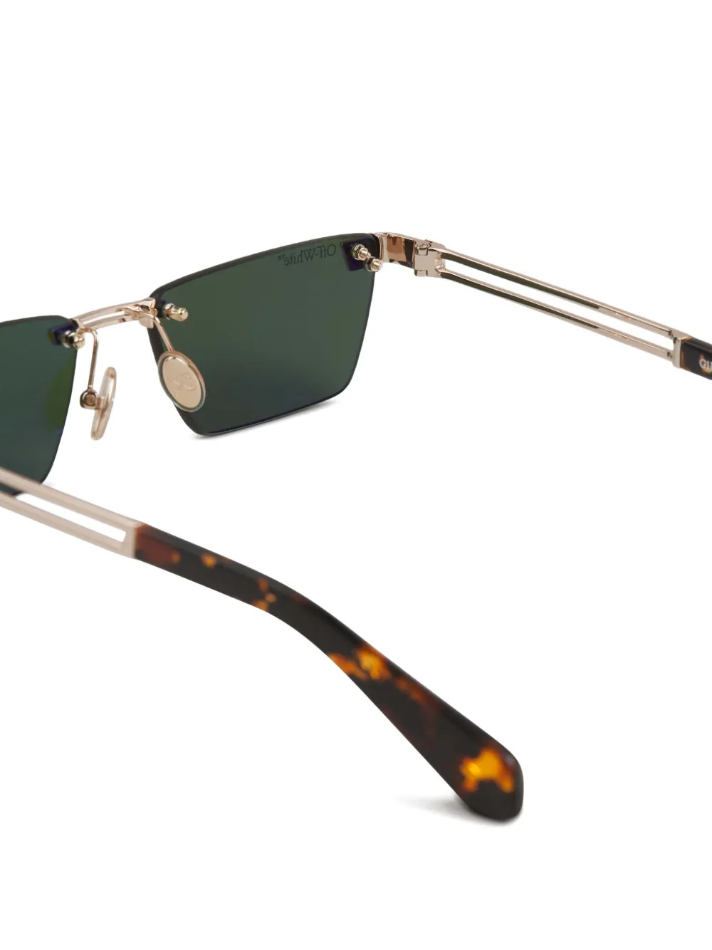 Off-White Eyewear Cassius rectangle-frame sunglasses Goud