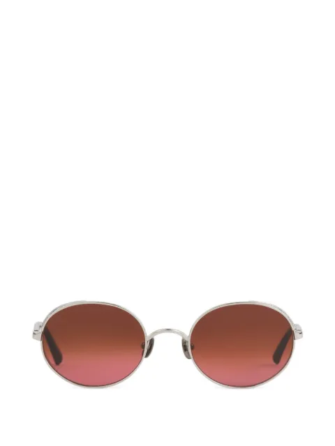 Matsuda engraved round-frame sunglasses