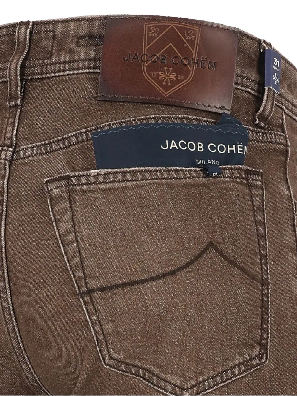 Jacob Cohën Bard slim-fit jeans Bruin
