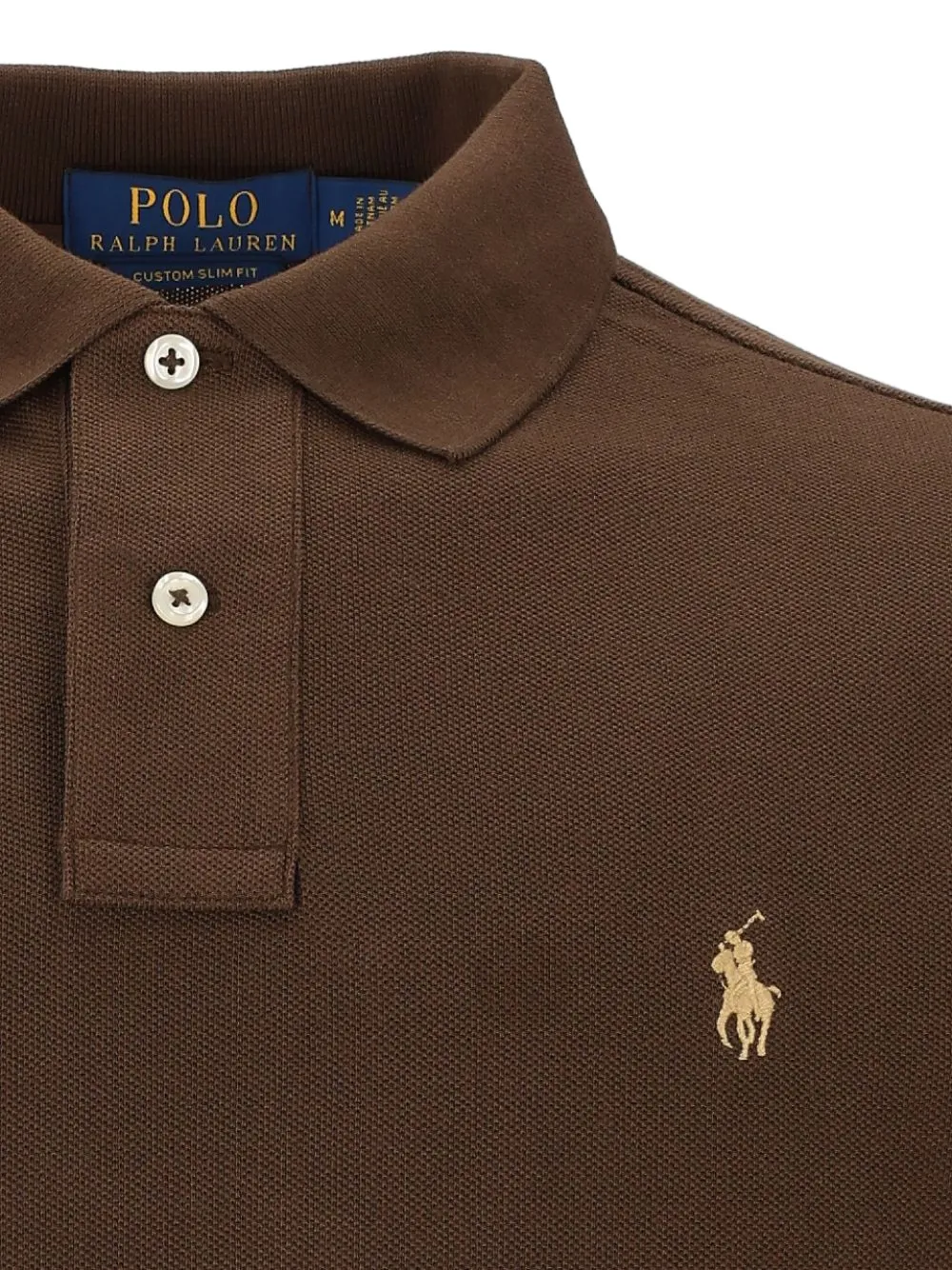 Polo Ralph Lauren long-sleeve piqué polo shirt Bruin