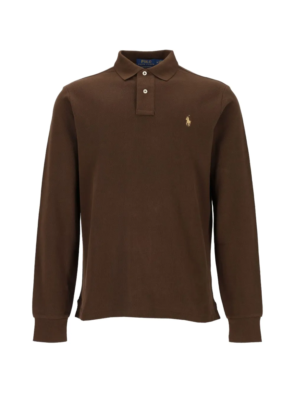 Polo Ralph Lauren long-sleeve piqué polo shirt Bruin