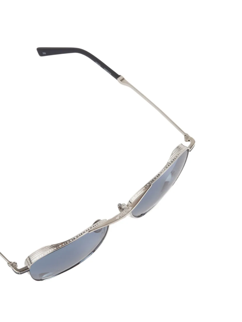 Matsuda engraved double-bridge sunglasses Zilver