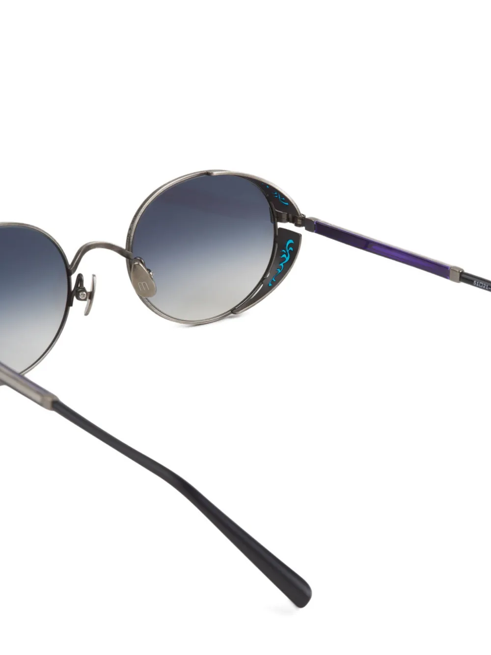 Matsuda round-frame sunglasses Zilver